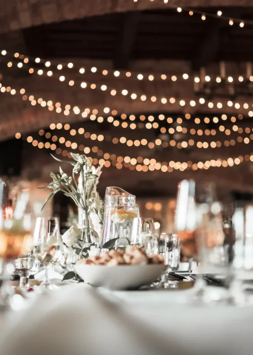 Bröllopsdukning - Catering & festlokal i Malmö